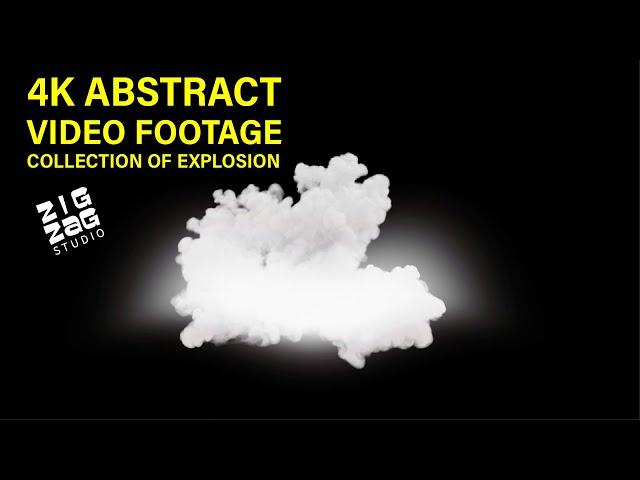 4k Real explosion footage with smoke