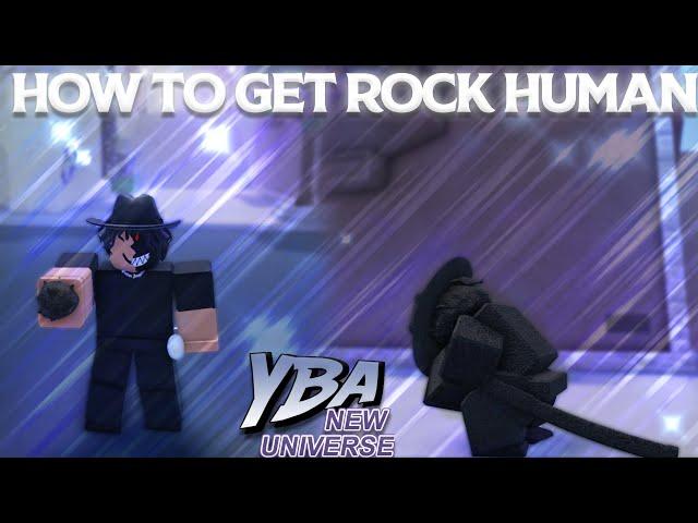 [NEW] Obtaining Rock Human | YBA:NU