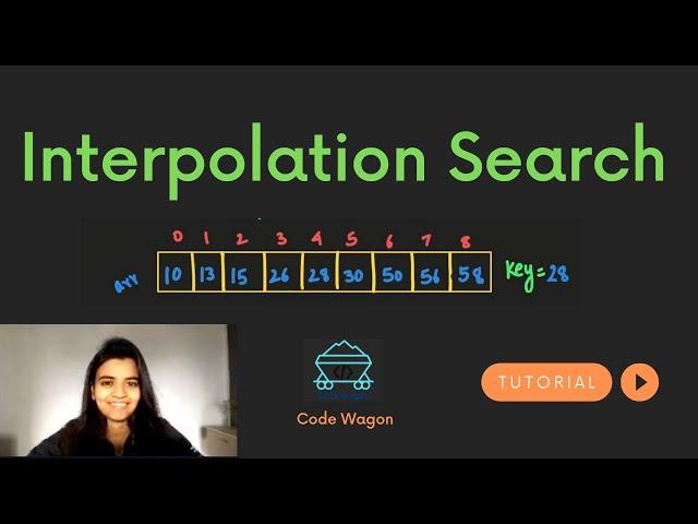 Interpolation search | Interpolation easy explanation | Interpolation search with example