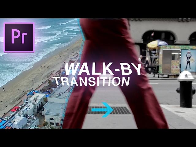 Slick Walk By Transition Effect - Adobe Premiere Pro CC Tutorial (Custom Wipe & Reveal with Masking)