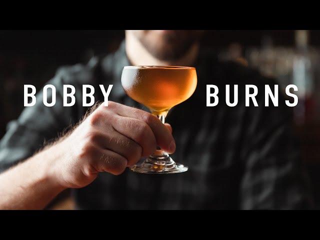 The Bobby Burns - a cocktail for Burns Night