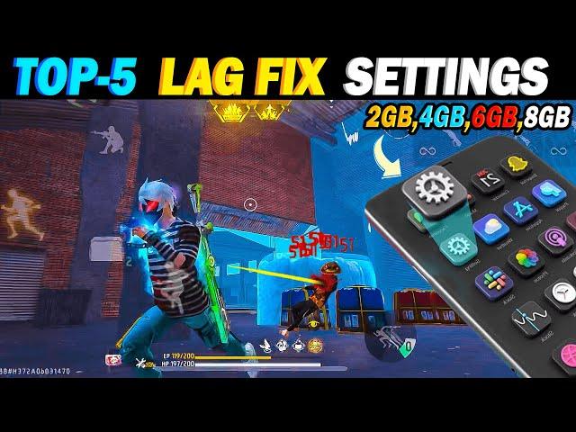 TOP 5 LAG FIX BRAZILIAN SETTINGS || ️ 2GB-3GB-4GB-6GB-8GB RAM || FREE FIRE