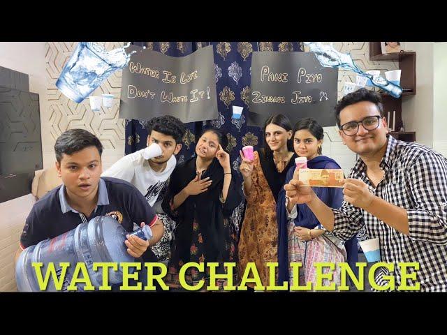 Drinking water challenge | went wrong || kis ny zayada paani piya||