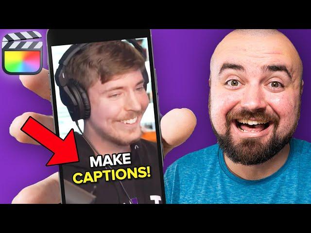 How To Add Captions & Subtitles in Final Cut Pro *UPDATED*