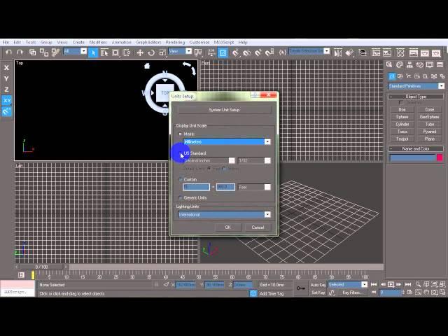 Unit Setup For 3D Max Design