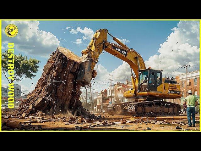 Top Machines That Brutally Destroy Wood The Most Powerful Wood-Crushing Tools | Destroy Wood