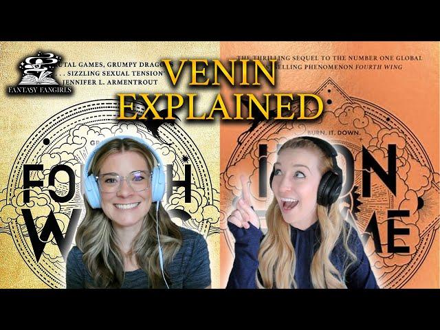 EVERYTHING We Know About VENIN in FOUTH WING + IRON FLAME | Fantasy Fangirls Podcast