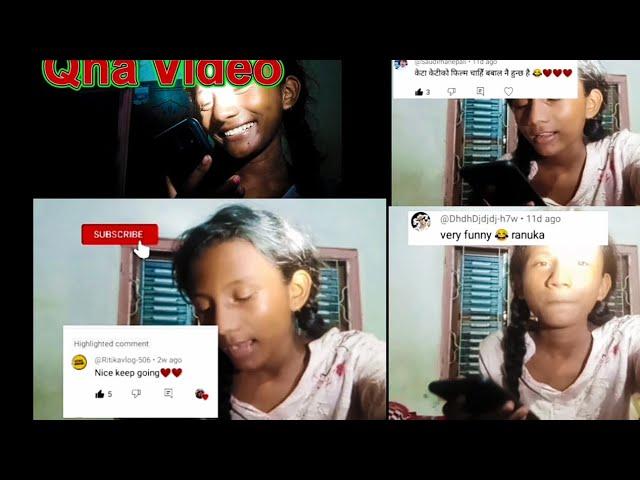 Qna video my YouTube family comments happy renuka adhikari Official 