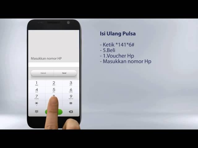 tutorial | mandiri sms | isi ulang pulsa | 2014