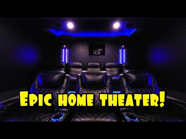 An incredible Home Theater reno and build my friend just completed!