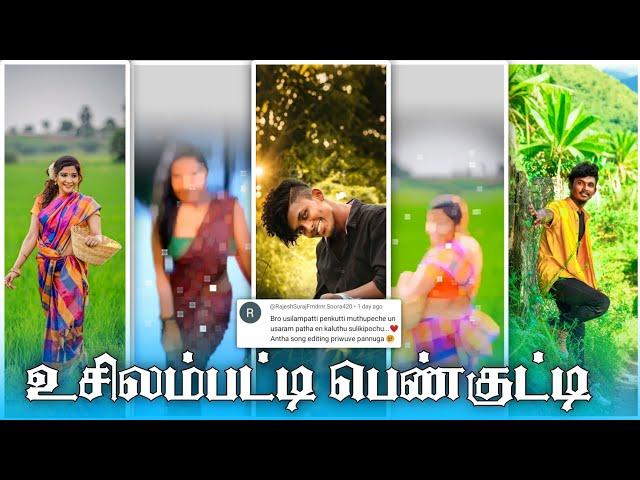 Usulam Patti Penkutti Song Editing in Alight Motion  Instagram Trending Reels Video Editing 