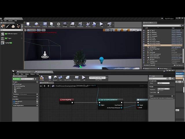 Unreal 4 Event Dispatcher - Talk to level blueprint from Player