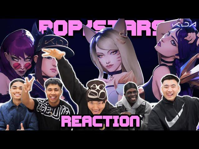 OUR FIRST TIME WATCHING LEAGUE OF LEGENDS MUSIC! | K/DA - POP/STARS