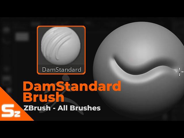 DamStandard Brush: ZBrush All Brushes