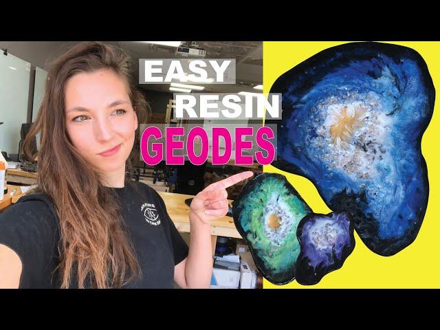 DIY Resin Art Geode Tutorial