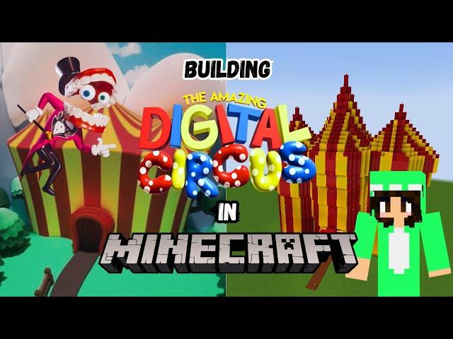 Building the Amazing Digital Circus Tent in Minecraft