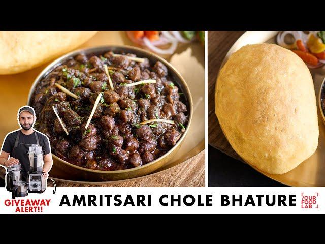 Amritsari Chole Bhature Recipe | Tips for Fluffy Bhatura | अमृतसरी छोले भटूरे | Chef Sanjyot Keer