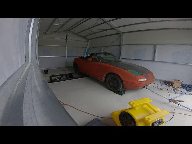 DIY Dyno first test with retarder + 4th gear pull in the MX5