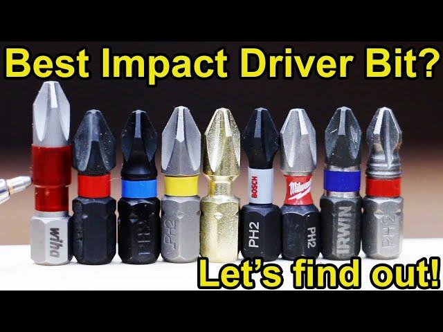 Which Impact Driver Bit is Best? Let's find out! Phillips #2 Showdown