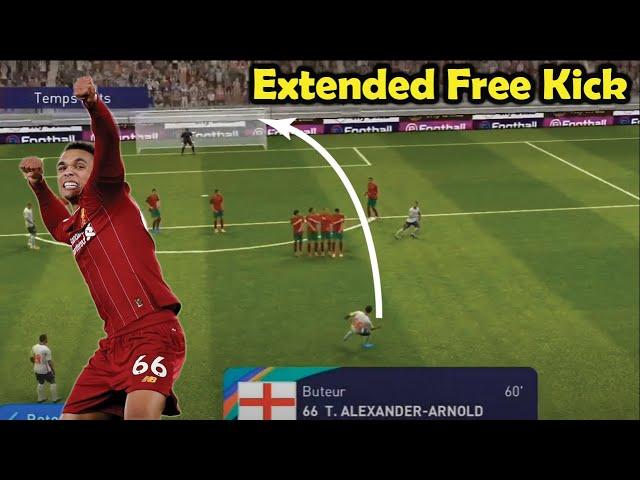 Extended Free Kick By Alexander Arnold || Pes 2021 Mobile