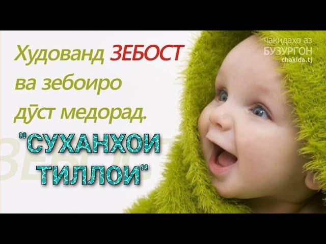 "СУХАНҲОИ ТИЛЛОИ"- 7 | "ЧАКИДАҲО АЗ БУЗУГОН" - #1 Фозил Собиров. Fozil Sobirov.