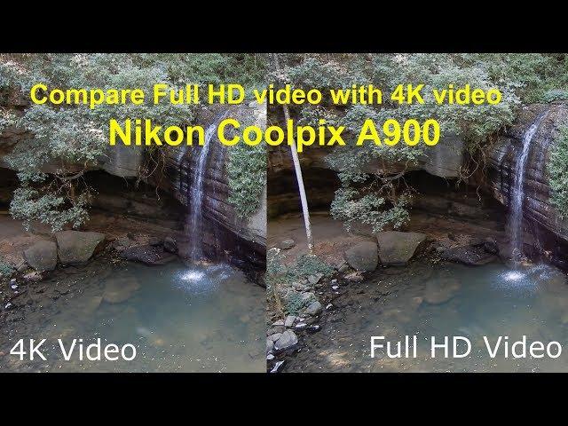 Compare 4K and Full HD Video - Nikon Coolpix A900