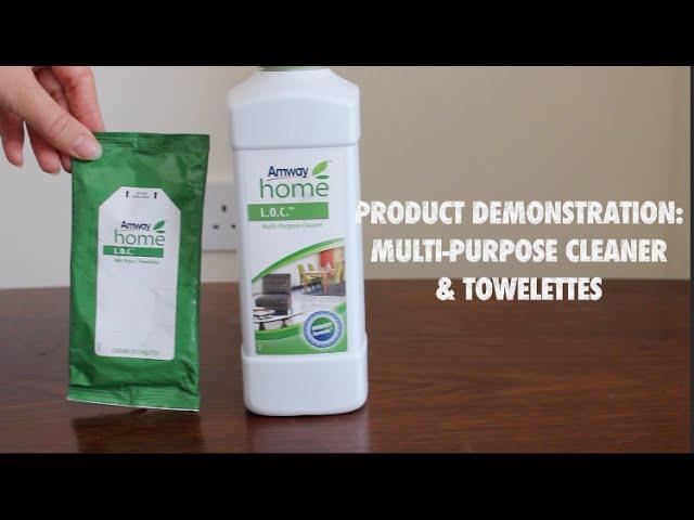 Amway Product Demo: Multi-Purpose Cleaner & Towelettes