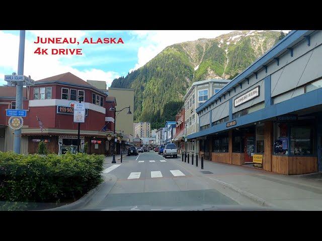 Juneau, Alaska | 4k Virtual Drive Tour | With Special Walk Tour Ending