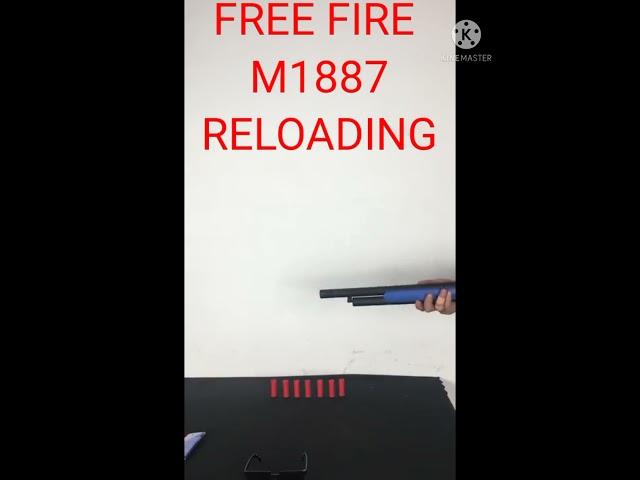 FREE FIRE M1887 GUN RELOADING IN REAL LIFE 