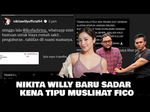 Transfer Rp28 Juta, Nikita Willy Jadi Korban Penipuan Komika Fico Fachriza