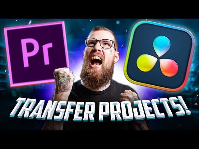 Easily Transfer Adobe Premiere Pro Project To DaVinci Resolve 18 And Back!