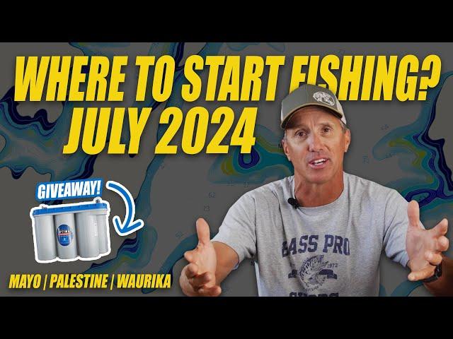 Where to start fishing in July 2024 (Optima Battery Giveaway!)