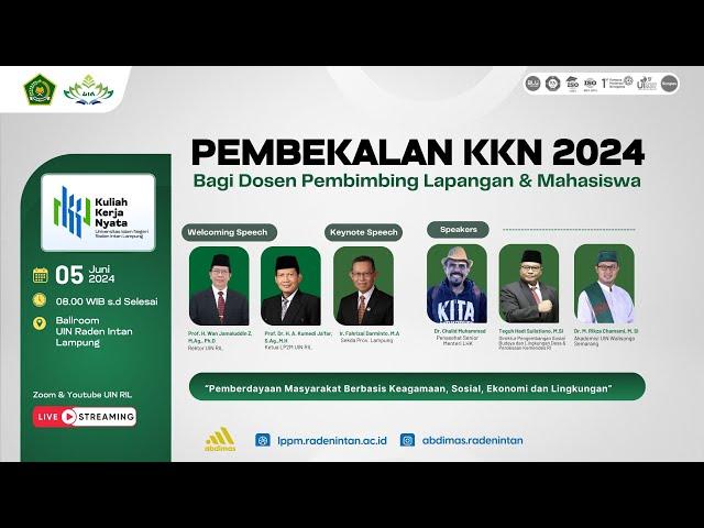 PEMBEKALAN KKN 2024 BAGI DOSEN PEMBIMBING LAPANGAN & MAHASISWA