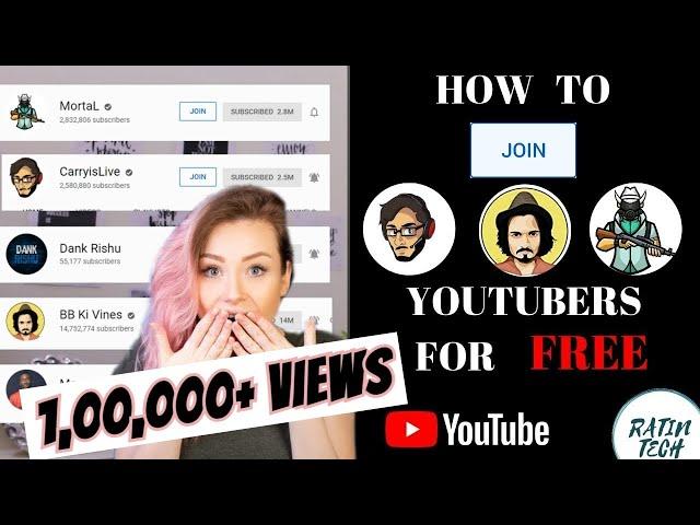 How to join YouTube channel membership for Free | watch members only videos