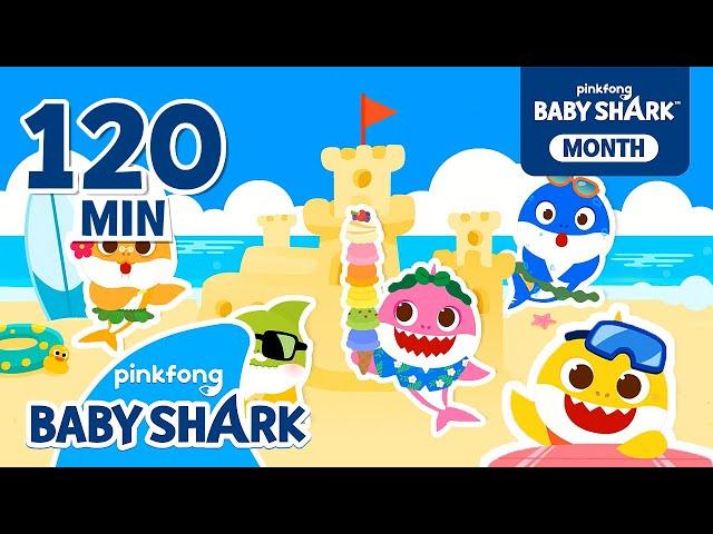 Enjoy Summer Songs with Shark Family! | +Compilation | Shark Month | Baby Shark Official