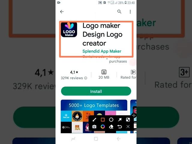 Best logo maker app for android । Free logo maker #short #shorts #creatorhelp #youtube