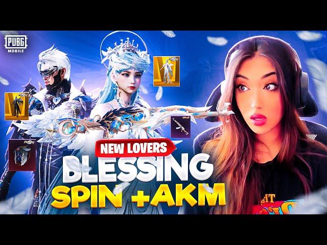 NEW LOVER'S BLESSING SPIN | COUPLE ULTIMATE HONOR SET ||   LIGHTSHIFT TEMPLE AKM | PUBG MOBILE