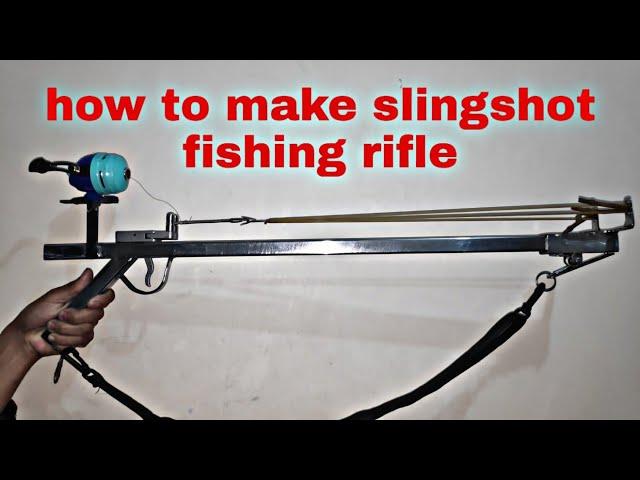 How to make slingshot rifle for fishing hybrid and powerful slingshot philippines ketapel ikan