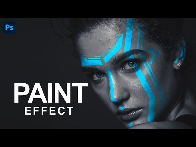 Creating Realistic PAINT EFFECT in Photoshop