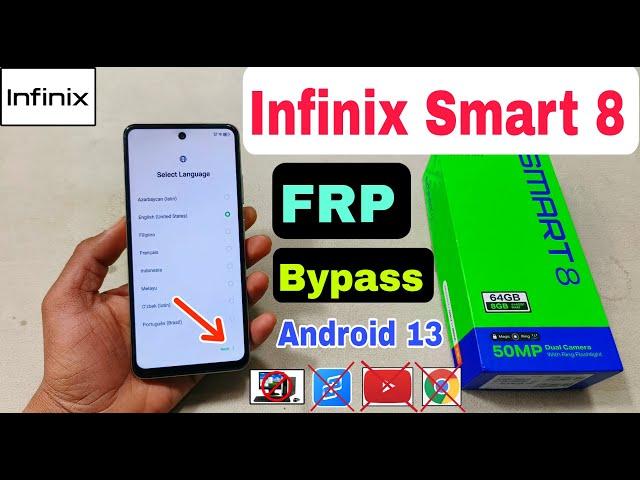 Infinix Smart 8 FRP Bypass Android 13 | New Method | Infinix X6525B FRP Unlock Without Pc 2024 |