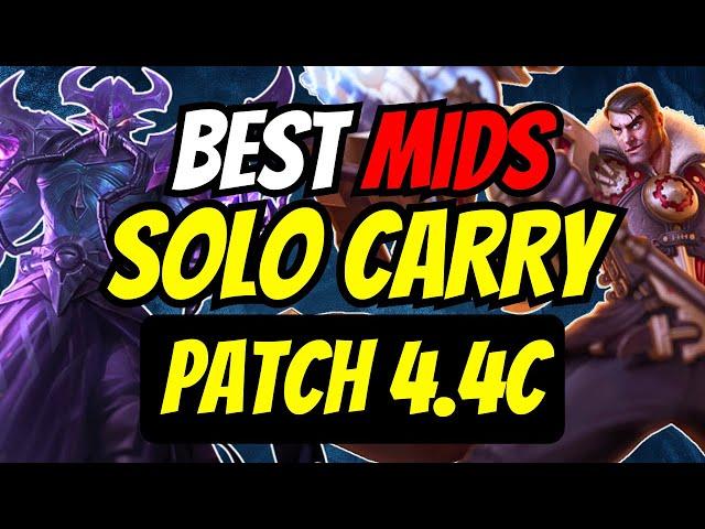 Best Mid Laners to SOLO CARRY Patch 4.4c