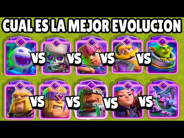 CUAL ES LA MEJOR CARTA EVOLUCIONADA del 2023 | NUEVO ESPIRITU EVOLUCIONADO | Clash Royale