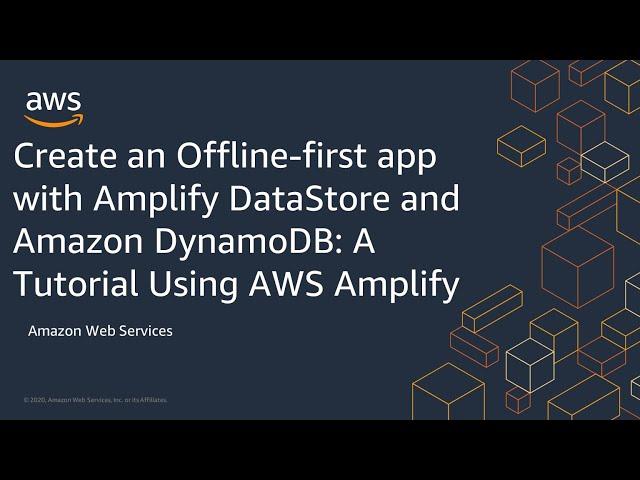 Create an Offline-first App with Amplify DataStore and GraphQL: A Tutorial Using AWS Amplify and Vue