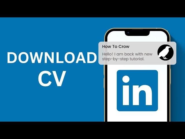 How to Download CV from LinkedIn on Mobile App