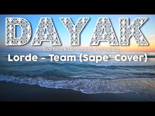 Lorde - Team (Sape' Cover)  Borneo Kalimantan Indonesia 