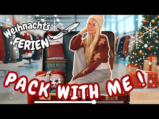 Pack with me für die Weihnachtsferien Vlogmas 23 | MaVie Noelle