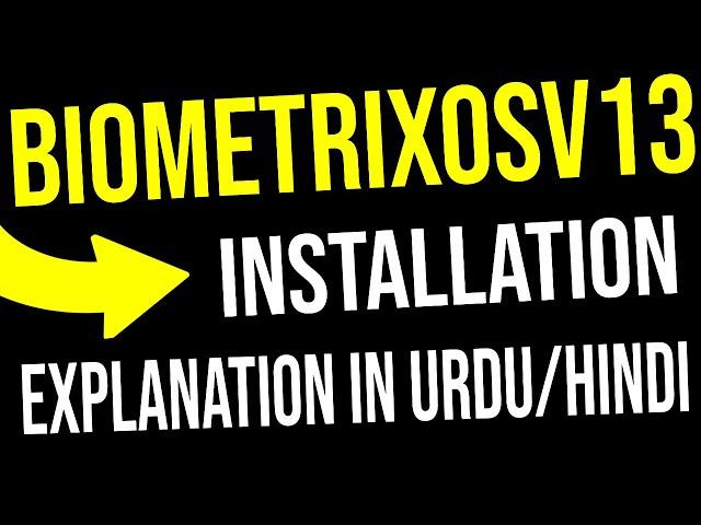 Biometrix OS V13 installation Phoenix OS | Explanation in URDU/Hindi 2023