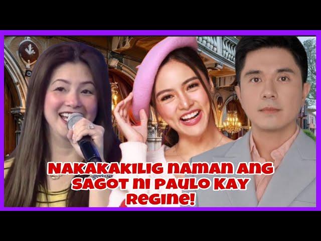 WOW️PAULO AVELINO MAY REACTION SA SINABE NI REGINE VELASQUEZ KAY KIM CHUI️