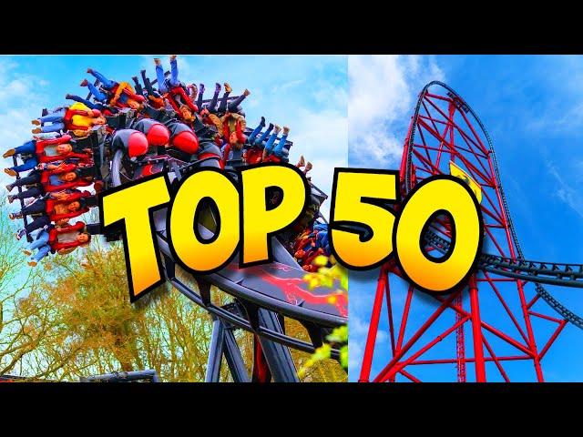 Top 50 Roller Coasters in Europe (2024)