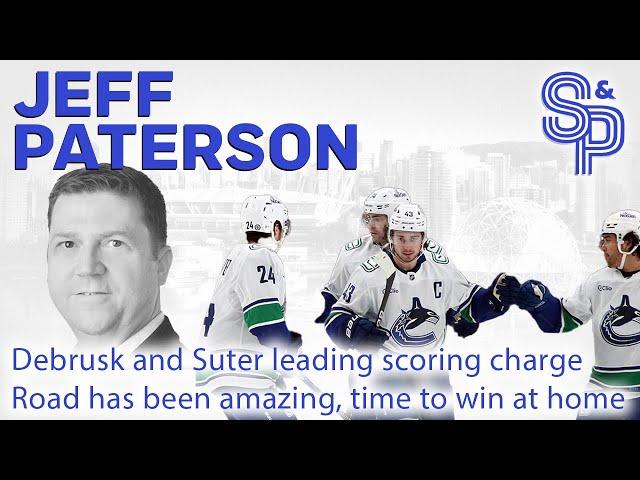 Jeff Paterson: Debrusk and Suter leading the scoring charge. Now Canucks need to win at home